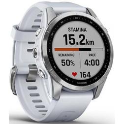 Garmin Fenix 7s Silver With / Whitestone Band