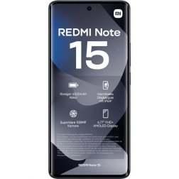 Смартфон Redmi Note 15 4G 8/256Гб, черный