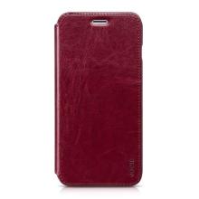 Чехол книжка Hoco кожаный для iPhone X , цвет (Red)