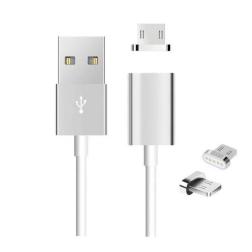 Кабель  USB Metal Magnetic micro USB 1m