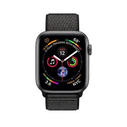 Apple Watch Space Gray Series 4 40mm GPS+Cellular Aluminum Case with Black Sport Loop