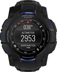 Смарт-часы Garmin Instinct 3 50 mm AMOLED Black with Bolt Blue Accents (010-03020-03)