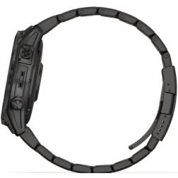 Garmin Fenix 7 Gps Sapphire Solar Carbon Gray DLC Titanium / Black Band 