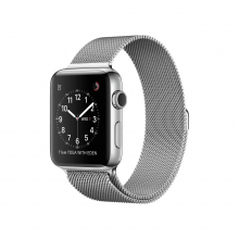 Apple Watch Series 2 38mm Stainless Steel Case with Milanese Loop