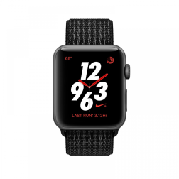 Apple Watch Series 3 Nike+ 42mm GPS+Cellular Space Gray Aluminum Case with Black/Pure Platinum Nike Sport Loop