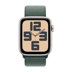 Умные часы Apple Watch SE 44mm (2024) Starlight Aluminum Case with Lake Green Sport Loop