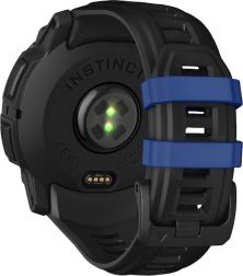 Смарт-часы Garmin Instinct 3 50 mm AMOLED Black with Bolt Blue Accents (010-03020-03)