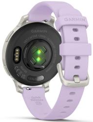 Умные часы Garmin Lily 2 Active, серебристый и светло-фиолетовый ремешок (010-02891-01)
