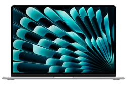 Ноутбук Apple MacBook Air 13 (M3, 8C CPU/8C GPU, 2024), 8 ГБ, 256 ГБ SSD, Silver, (серебристый) (MRXQ3)