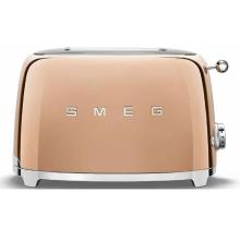 Тостер Smeg TSF01 Розовое золото