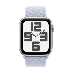 Умные часы Apple Watch SE 44mm (2024) Silver Aluminum Case with Cloud Sport Loop (MXET3)