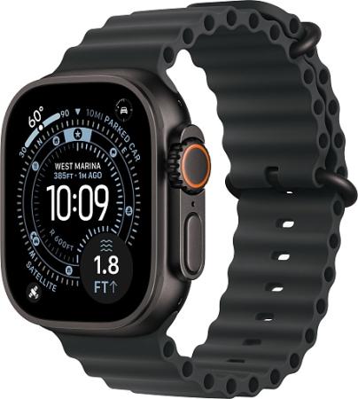 Apple Watch Ultra 3 (2025) 49mm Black Titanium Case with Black Ocean Band Apple Watch Ultra 3 (2025) 49mm Black Titanium Case with Black Ocean Band